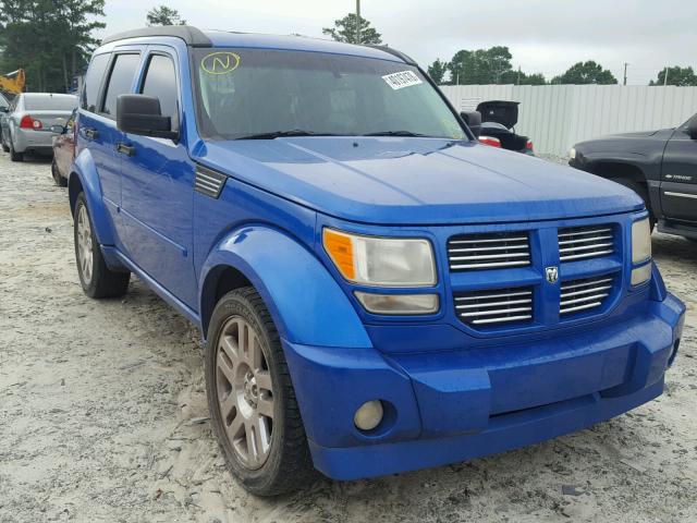 1D8GU58628W123852 - 2008 DODGE NITRO R/T BLUE photo 1