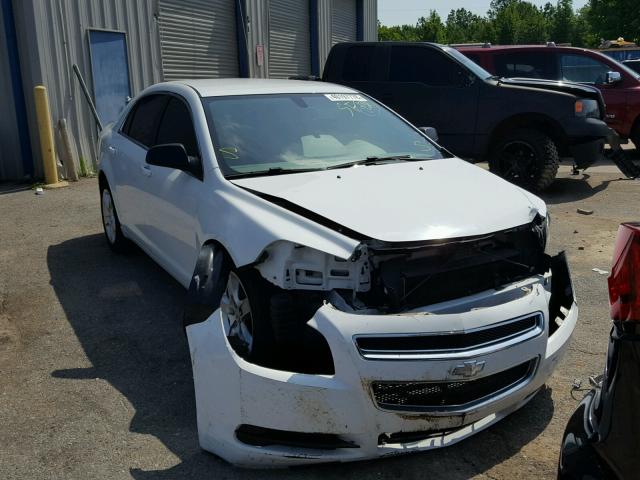 1G1ZA5EU6CF155272 - 2012 CHEVROLET MALIBU LS WHITE photo 1