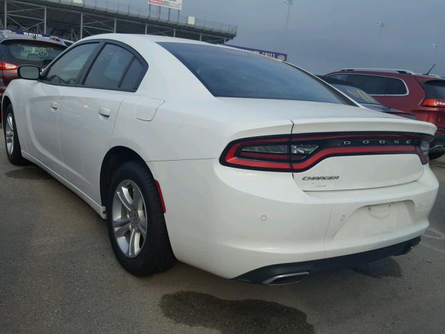 2C3CDXBG0HH546183 - 2017 DODGE CHARGER SE WHITE photo 3