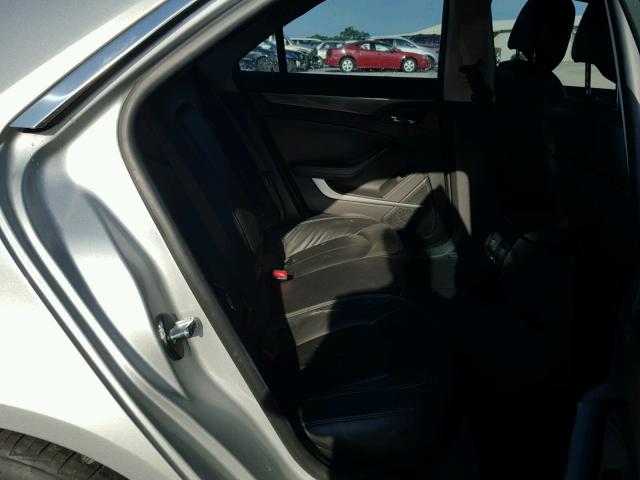 1G6DA5E54C0125834 - 2012 CADILLAC CTS SILVER photo 6