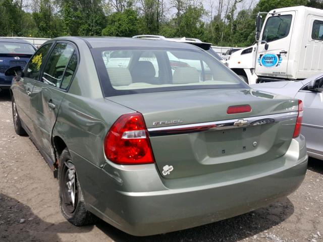 1G1ZS51F26F188102 - 2006 CHEVROLET MALIBU LS მწვანე ფოტო 3