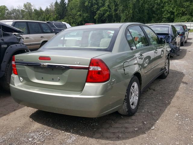1G1ZS51F26F188102 - 2006 CHEVROLET MALIBU LS მწვანე ფოტო 4