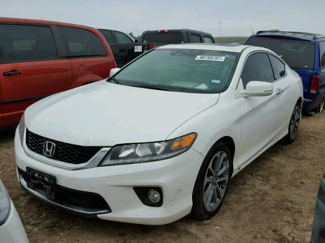 1HGCT2B86EA005421 - 2014 HONDA ACCORD WHITE photo 2