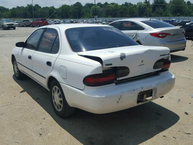 1Y1SK5260VZ417246 - 1997 GEO PRIZM BASE WHITE photo 3