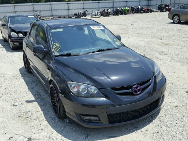 JM1BK34L081162001 - 2008 MAZDA SPEED 3 BLACK photo 1