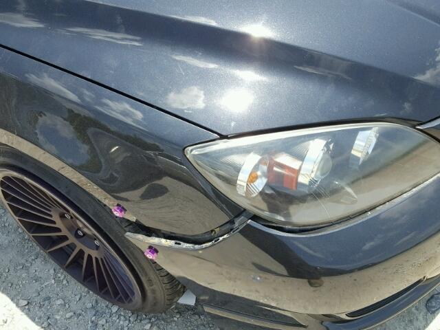 JM1BK34L081162001 - 2008 MAZDA SPEED 3 BLACK photo 9