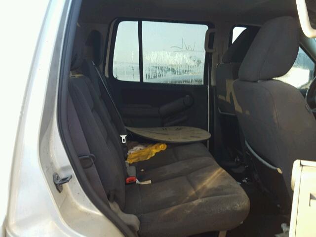 1FMEU63E99UA19653 - 2009 FORD EXPLORER X WHITE photo 6