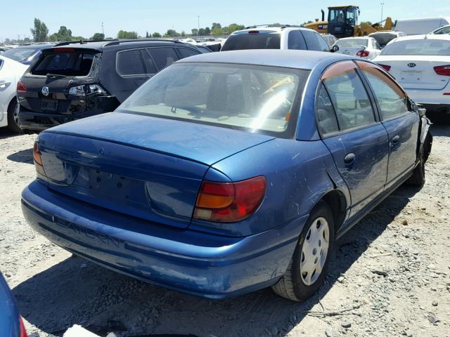 1G8ZH52821Z335364 - 2001 SATURN SL1 BLUE photo 4