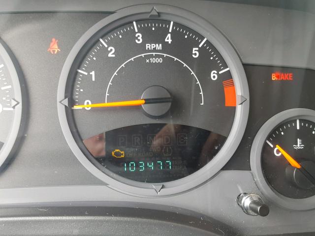 1J8FF47WX8D761352 - 2008 JEEP COMPASS SP BLACK photo 8