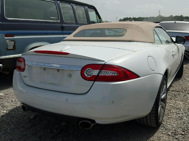 SAJWA4GB5BLB44820 - 2011 JAGUAR XK WHITE photo 4