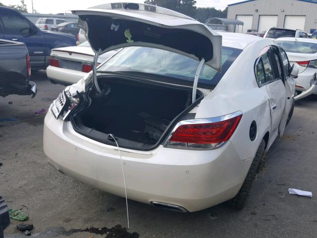 1G4GF5E34CF250254 - 2012 BUICK LACROSSE P WHITE photo 4