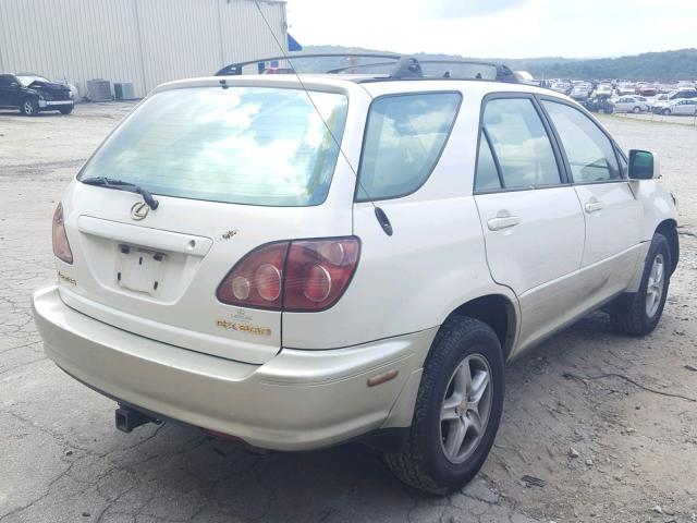 JT6GF10U9X0039953 - 1999 LEXUS RX 300 WHITE photo 4