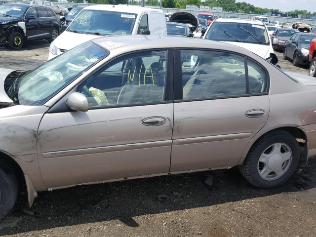 1G1NE52J5Y6352406 - 2000 CHEVROLET MALIBU LS თაფლისფერი ფოტო 9