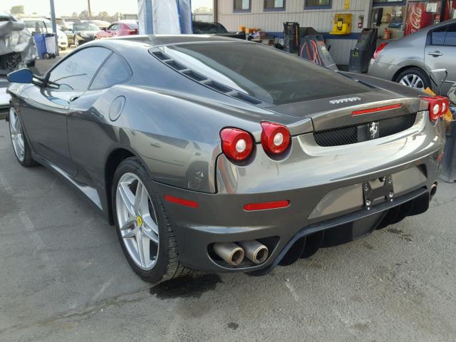 ZFFEW58A250144141 - 2005 FERRARI F430 CHARCOAL photo 3