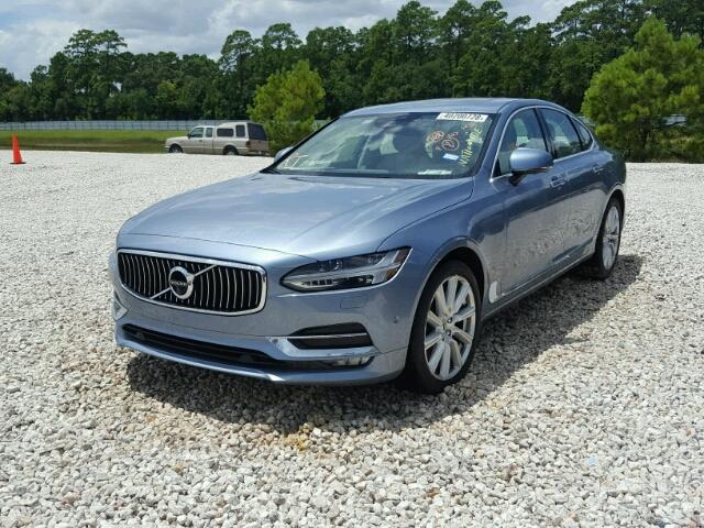 YV1A22ML4H1006544 - 2017 VOLVO S90 T6 BLUE photo 2