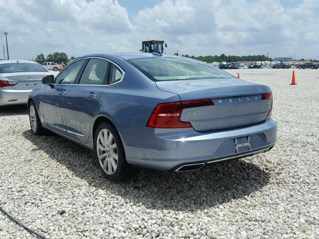 YV1A22ML4H1006544 - 2017 VOLVO S90 T6 BLUE photo 3