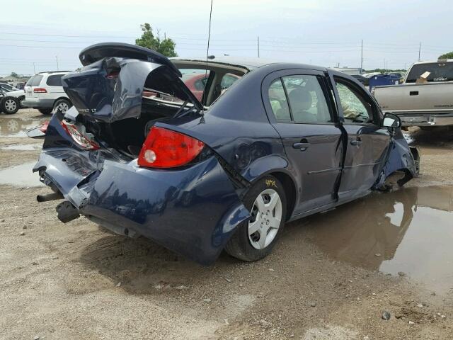 1G1AL58F087322750 - 2008 CHEVROLET COBALT LT BLUE photo 4