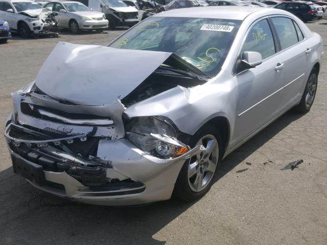 1G1ZC5EB1AF209566 - 2010 CHEVROLET MALIBU 1LT 银色 照片 2