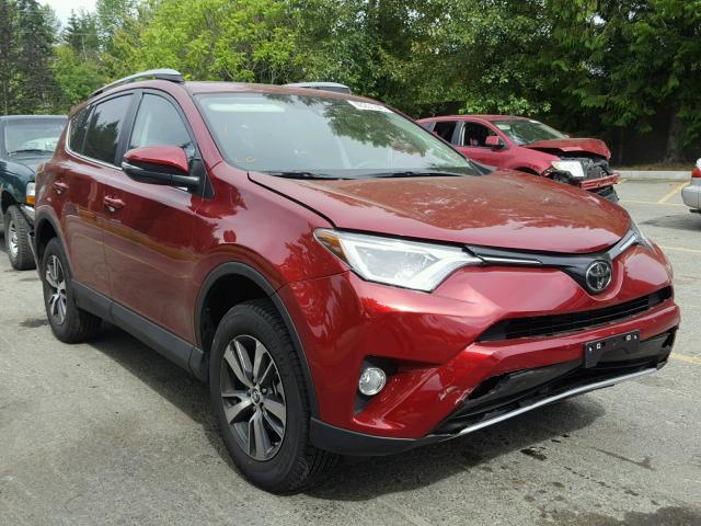 2T3RFREV2JW741200 - 2018 TOYOTA RAV4 ADVEN RED photo 1