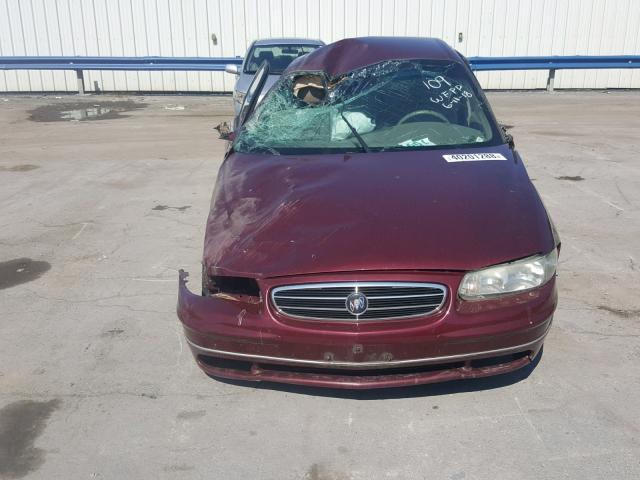 2G4WB52K8V1458232 - 1997 BUICK REGAL LS MAROON photo 7