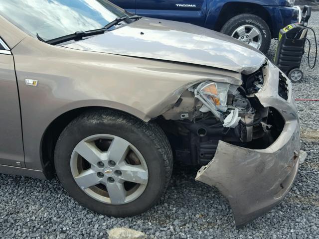 1G1ZG57B98F287833 - 2008 CHEVROLET MALIBU LS ყავისფერი ფოტო 9