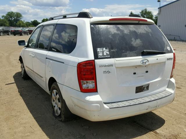 KNDMC233786045682 - 2008 HYUNDAI ENTOURAGE WHITE photo 3