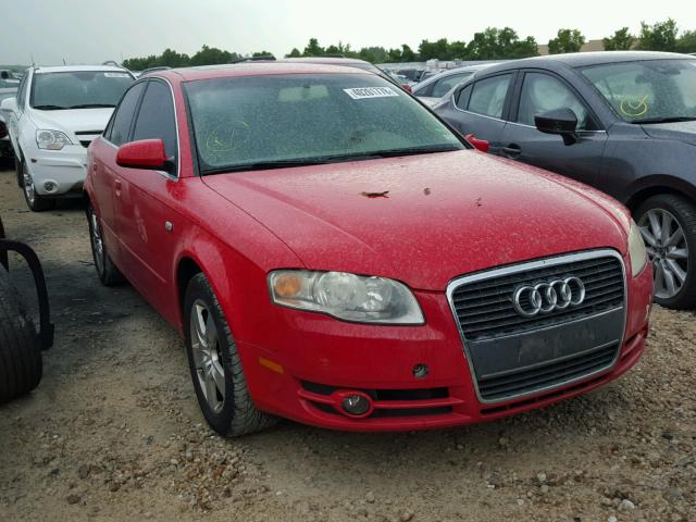 WAUAF78E06A024956 - 2006 AUDI A4 2 RED photo 1