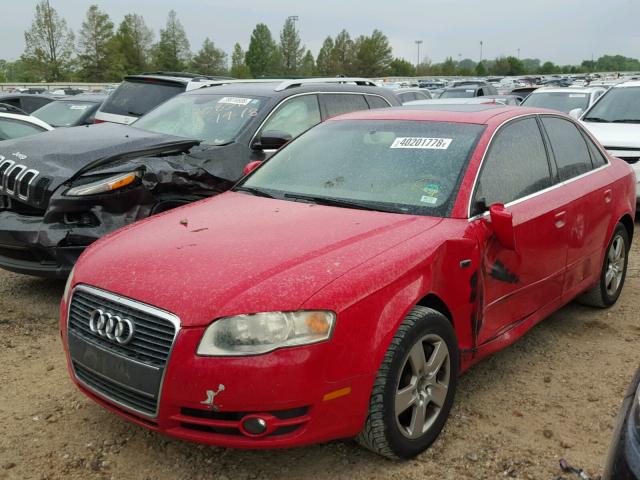 WAUAF78E06A024956 - 2006 AUDI A4 2 RED photo 2