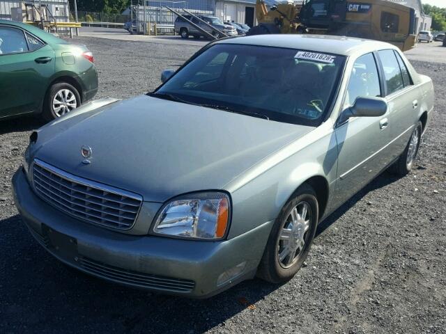 1G6KD54YX5U243280 - 2005 CADILLAC DEVILLE GREEN photo 2