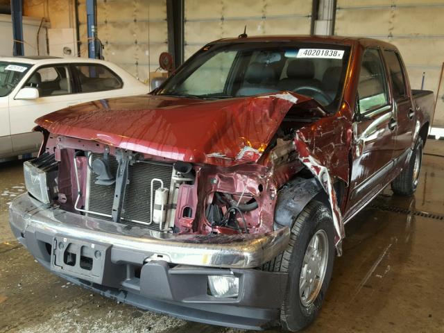1GCCS33E088207887 - 2008 CHEVROLET COLORADO L MAROON photo 2