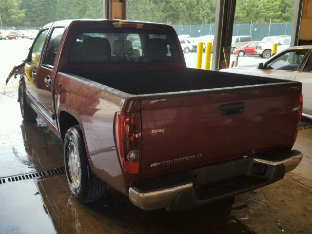 1GCCS33E088207887 - 2008 CHEVROLET COLORADO L MAROON photo 3