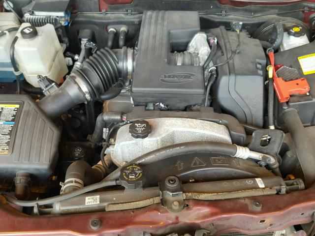 1GCCS33E088207887 - 2008 CHEVROLET COLORADO L MAROON photo 7