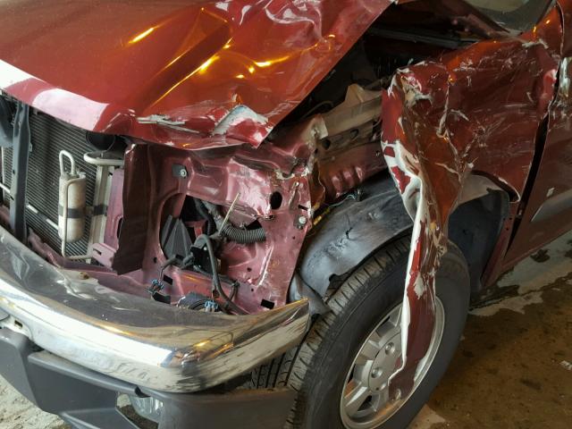 1GCCS33E088207887 - 2008 CHEVROLET COLORADO L MAROON photo 9