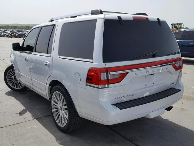 5LMJJ2HT2FEJ10970 - 2015 LINCOLN NAVIGATOR Biały zdjęcie 3
