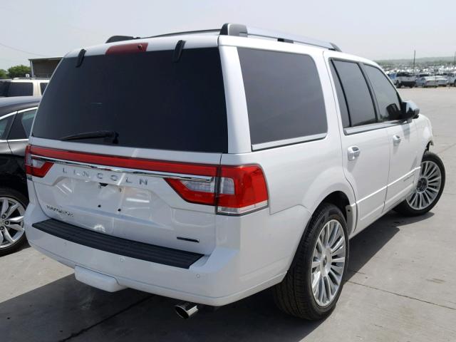 5LMJJ2HT2FEJ10970 - 2015 LINCOLN NAVIGATOR Biały zdjęcie 4