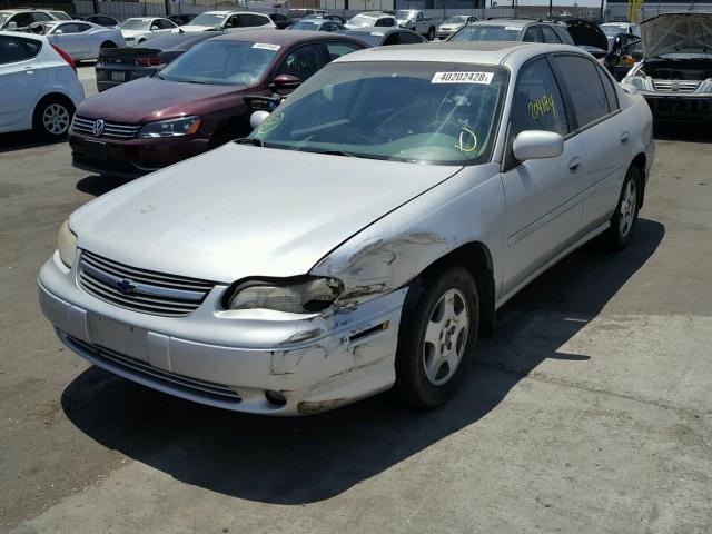 1G1NE52J12M527320 - 2002 CHEVROLET MALIBU LS SILVER photo 2