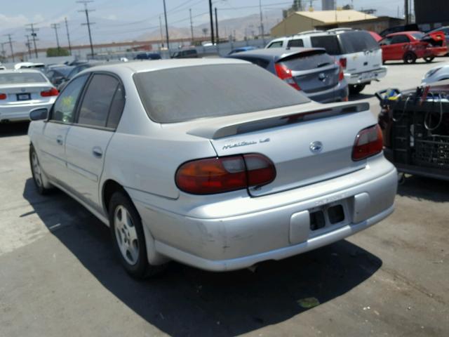 1G1NE52J12M527320 - 2002 CHEVROLET MALIBU LS SILVER photo 3