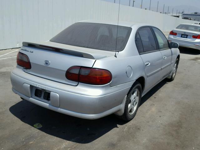 1G1NE52J12M527320 - 2002 CHEVROLET MALIBU LS SILVER photo 4