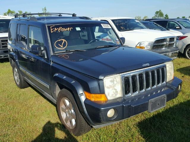 1J8HH58296C332615 - 2006 JEEP COMMANDER BLUE photo 1