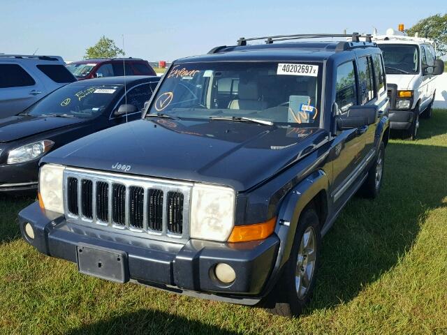 1J8HH58296C332615 - 2006 JEEP COMMANDER BLUE photo 2