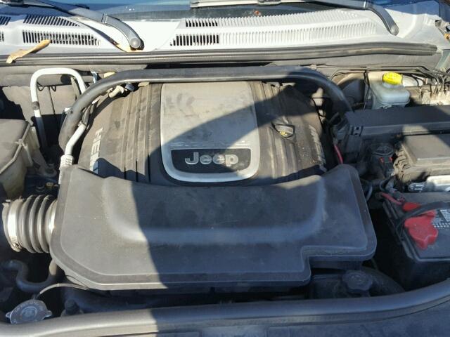 1J8HH58296C332615 - 2006 JEEP COMMANDER BLUE photo 7