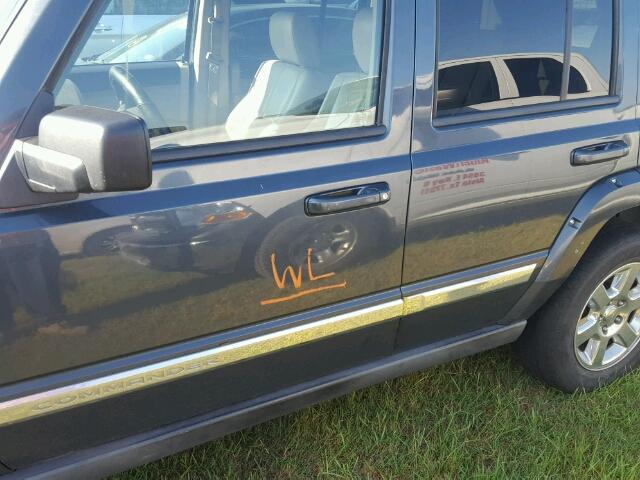 1J8HH58296C332615 - 2006 JEEP COMMANDER BLUE photo 9