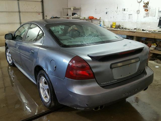 2G2WS522241283581 - 2004 PONTIAC GRAND PRIX GRAY photo 3