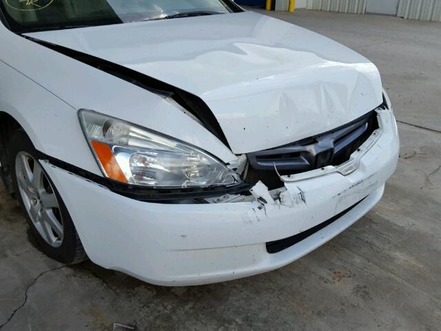 1HGCM66565A020859 - 2005 HONDA ACCORD EX WHITE photo 9