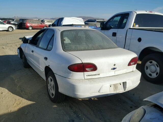 1G1JF524X17104254 - 2001 CHEVROLET CAVALIER L WHITE photo 3