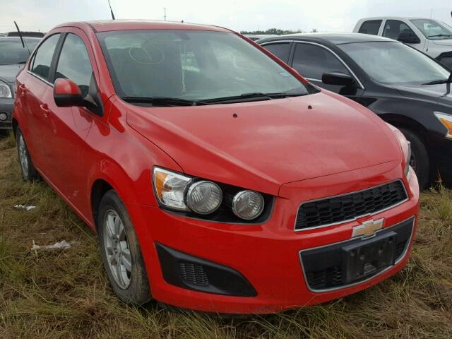 1G1JC5SH1E4238685 - 2014 CHEVROLET SONIC RED photo 1