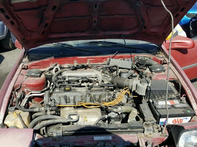 1ZVPT20C5M5127862 - 1991 FORD PROBE GL RED photo 7