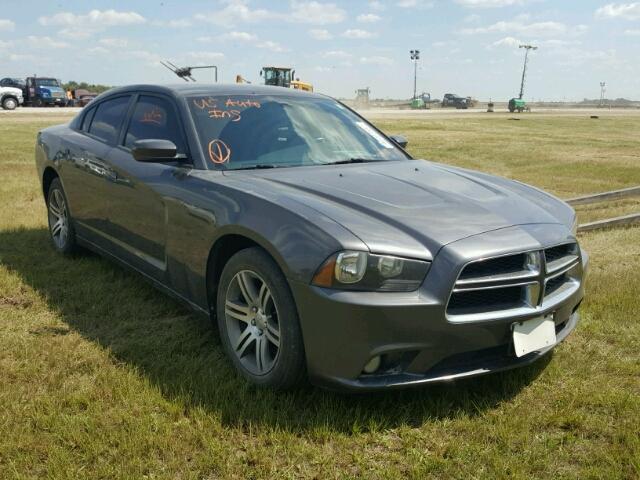 2C3CDXHG2EH263562 - 2014 DODGE CHARGER CHARCOAL photo 1