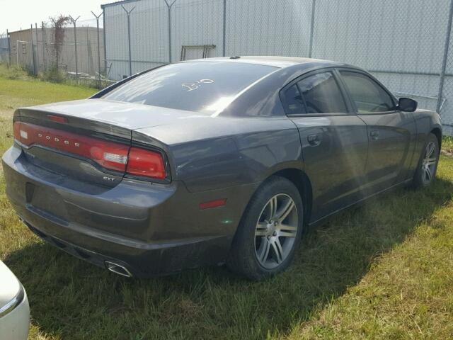 2C3CDXHG2EH263562 - 2014 DODGE CHARGER CHARCOAL photo 4