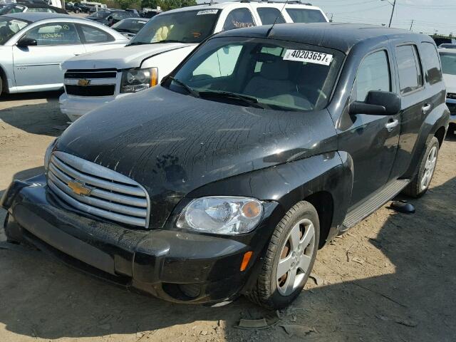 3GNDA13D27S639266 - 2007 CHEVROLET HHR BLACK photo 2